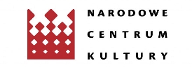 Logo Narodowego Centrum Kultury (czerwona ażurowa  korona)